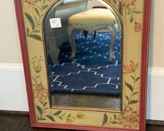 Hand Painted Arch Window Mirror