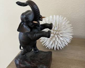 Heavy Elephant Bookend