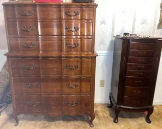 Jewelry stand and dressers