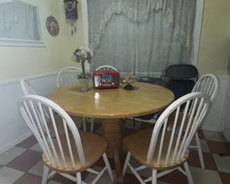 Breakfast table and chairs