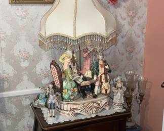 Vintage lamps and decor