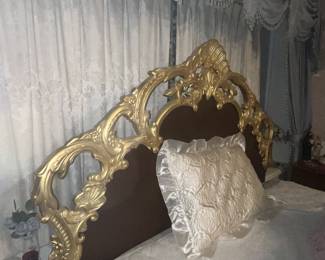 Ornate headboard 
