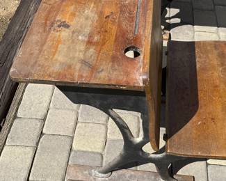 Antique School Desks
