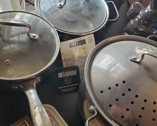 Belgique copper bottom cookware
