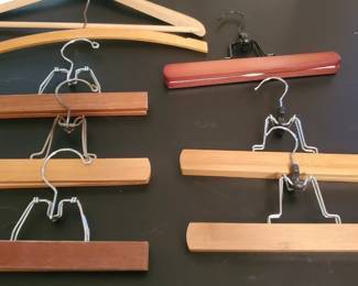 Wooden hangers!