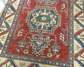 Persian wool rug..4.5 x6