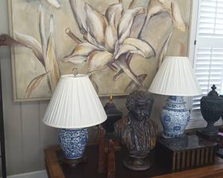 Large wall painting is by the homeowner artist!