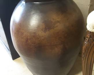 Great large  glazed pottery jug