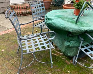 OW Lee Patio Set Four Chairs