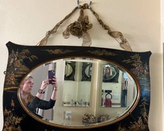 Chinoiserie mirror purchased in Paris in 1913!