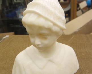 SMALL ALABASTER BUST