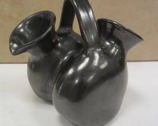 DONA ROSA SAN BARTOLO COYOTEPEX OAXACA MEXICO POTTERY TWO SIDED JUG