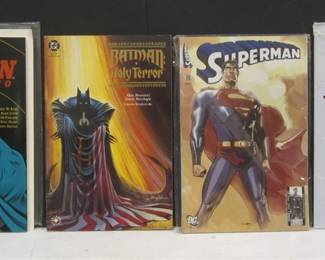 BATMAN AND SUPERMAN COMIC BOOKS