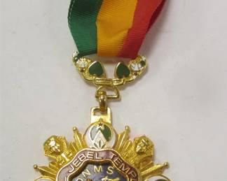 JEBEL TEMPLE DENVER SHRINER'S BADGE