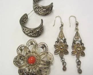 SILVER FILIGREE JEWELRY