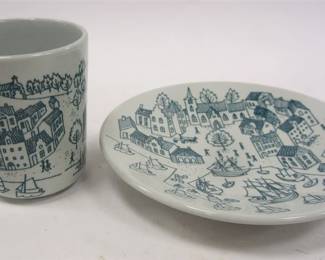 NYMOLLE DENMARK CUP AND DISH