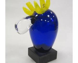 SKRUF SWEDEN ART GLASS MOOSE