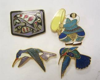 TWO WILLIAM SPEAR AND TWO BARBARA LAVALLEE PINS