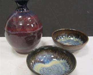 UNSIGNED STUDIO POTTERY