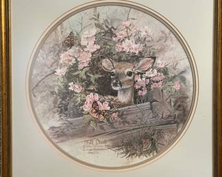 Framed print "Full Circle" numbered and signed by Dolores Roberson