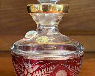 Countess Collection crystal decanter from Czech Republic