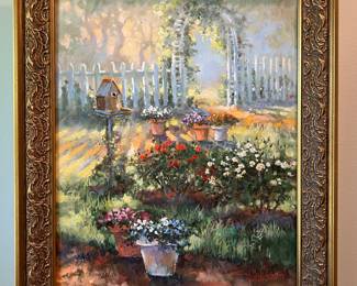 Original artwork "Delights" signed by local artist Susan Mink Colclough