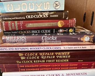 Clock collecting/repair books