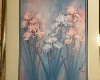 Signed print by John Cheng