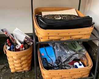 Assorted Longaberger baskets