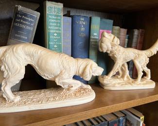Italian dog sculptures