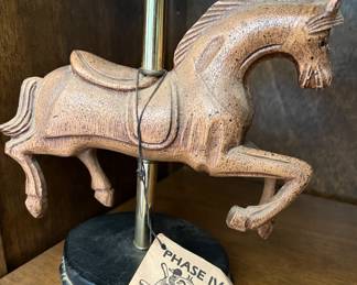 Collection of carousel horses