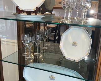 Limoges China,  11 Plates &  Serving dish only 