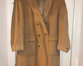 Camal Hair Coat size L 