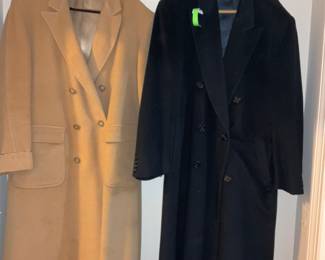 Men's Overcoats, Camel Hair Coat, Navy Cashmere 