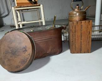 Copper Steamer, Copper utensils 