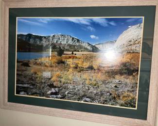 Large, Framed Photographs. Montana, Approx 57"x55"