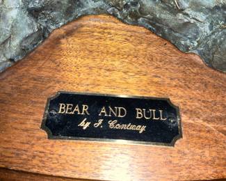 Bear and Bull, By J. Contway