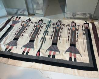 Southwest Style, Wool, Rug or Wall Hanging 