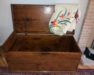 Primitive,  blanket chest 