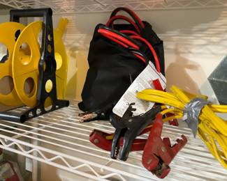 Jumper Cables, Battery Chargers, Extension Cord reels 