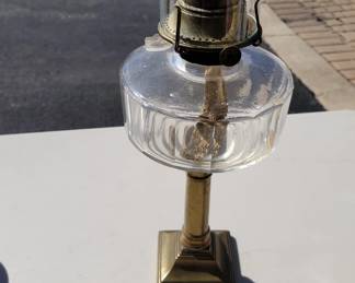 Glass lantern,  antique lantern