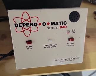 Depend O Matic, Series 840, Sump Pump Alarm 