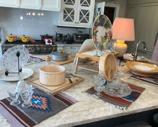 Kitchen ware, Dansk Wood serving pieces 