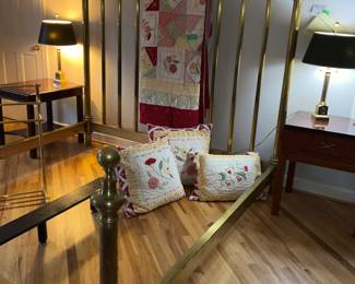 Brass, Antique, King size Bedframe