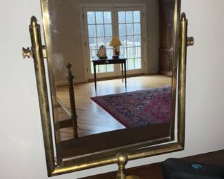 Mirror, Brass Dresser Mirror 