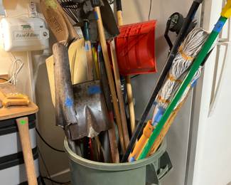 Brooms, Lawn & Garden tools 