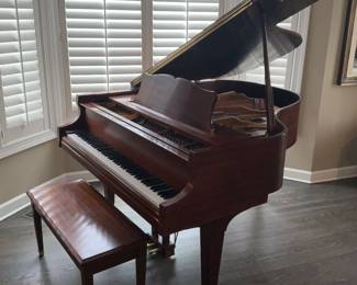 Chickering, Baby Grand Piano, model 507, serial 0351592, purchased in 1998