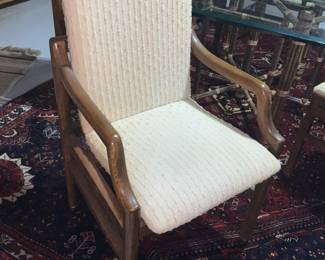 Henredon, Vintage Scene One, Campaign Style Chairs, Midcentury Modern