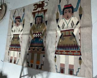 Southwest Style, Wool, Rug or Wall Hanging 