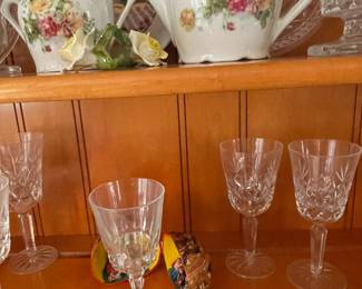 Huge selection of glassware.
